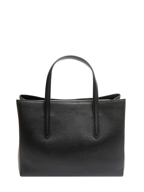 SWAP Hammered leather handbag Black - Women&rsquo;s Bags