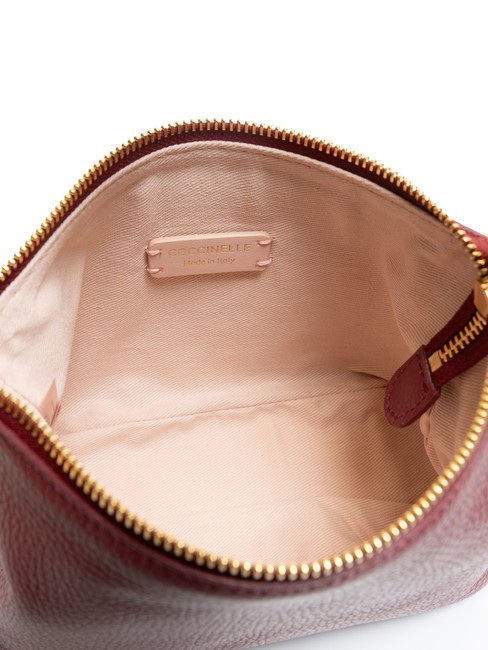 CHERRY Small leather shoulder bag garnet red - Women&rsquo;s Bags