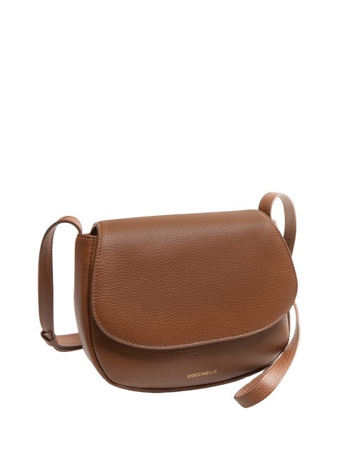 CHERRY Round leather shoulder bag BRULE - Women’s Bags