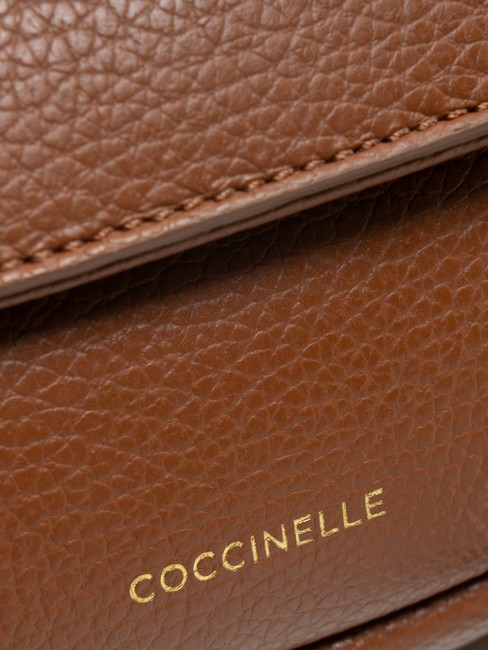 CHERRY Round leather shoulder bag BRULE - Women’s Bags