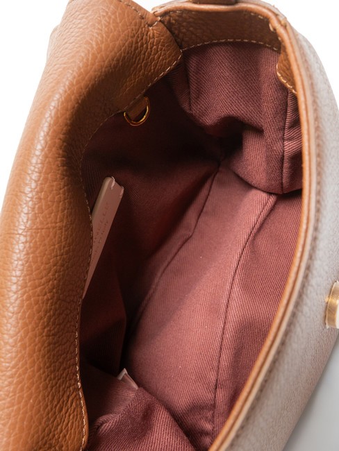 CHERRY Round leather shoulder bag BRULE - Women’s Bags