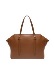 COCCINELLE CHERRY Hammered leather shoulder shopping bag BRULE - Women&rsquo;s Bags - 3