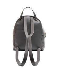 COCCINELLE JEN Round leather backpack with pocket slate - Women’s Bags - 3