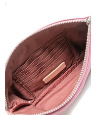 COCCINELLE ROUNDED ENVELOPE Leather clutch with cuff pulp pink - Women&rsquo;s Bags - 5
