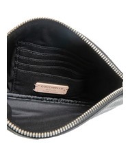 COCCINELLE ROUNDED ENVELOPE Leather clutch with cuff Black - Women&rsquo;s Bags - 5