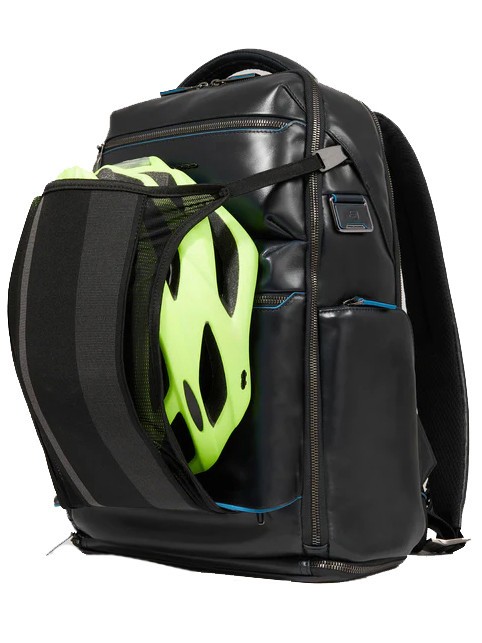 BLUE SQUARE  15.6" Leather Laptop Backpack Black - Laptop backpacks