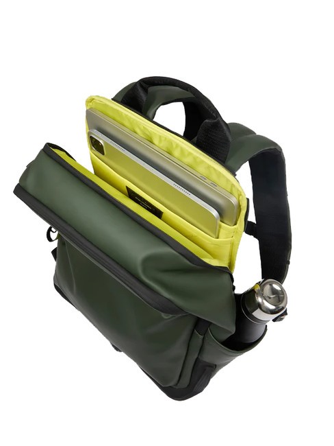 CORNER SPECIALE GOMMATO  14" Laptop Backpack GREEN - Laptop backpacks