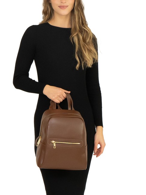 GELSO Leather backpack burned - Women’s Bags
