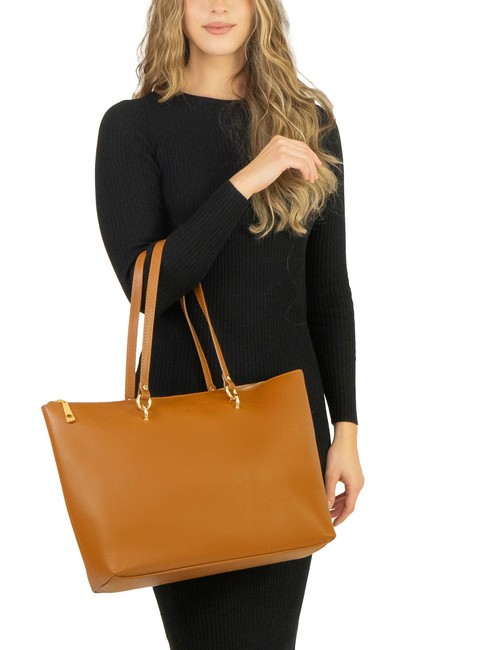 VIOLA  Leather shopping bag dark leather - Women’s Bags