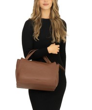LESAC FRESIA Handbag, with shoulder strap, in leather burned - Women&rsquo;s Bags - 4
