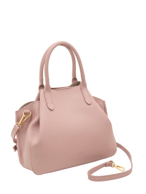 ALICE Leather handbag with shoulder strap millennial pink - Women’s Bags