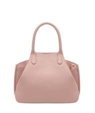 LESAC ALICE Leather handbag with shoulder strap millennial pink - Women’s Bags - 3