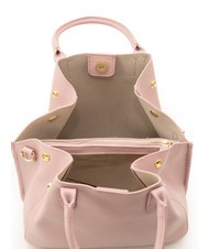 LESAC ALICE Leather handbag with shoulder strap millennial pink - Women’s Bags - 6