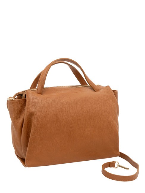 FRESIA Handbag, with shoulder strap, in leather dark leather - Women’s Bags