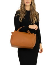 LESAC FRESIA Handbag, with shoulder strap, in leather dark leather - Women’s Bags - 4