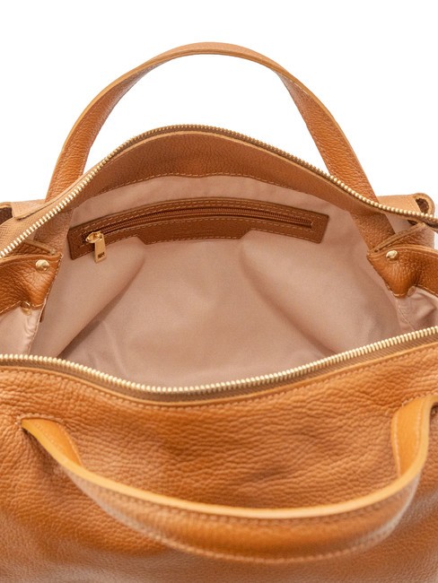 FRESIA Handbag, with shoulder strap, in leather dark leather - Women’s Bags