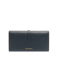 COCCINELLE CHERRY Large leather wallet, 12cc midnight blue - Women’s Wallets - 3