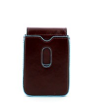 PIQUADRO CAMPIONARIO - BLUE SQUARE BLUE SQUARE Card holder MAHOGANY - Men&rsquo;s Wallets - 3