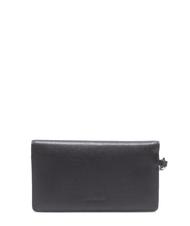 PIQUADRO CAMPIONARIO - BLACK SQUARE Clutch bag with cuff, in leather Black - Tablet holder& Organizer - 2
