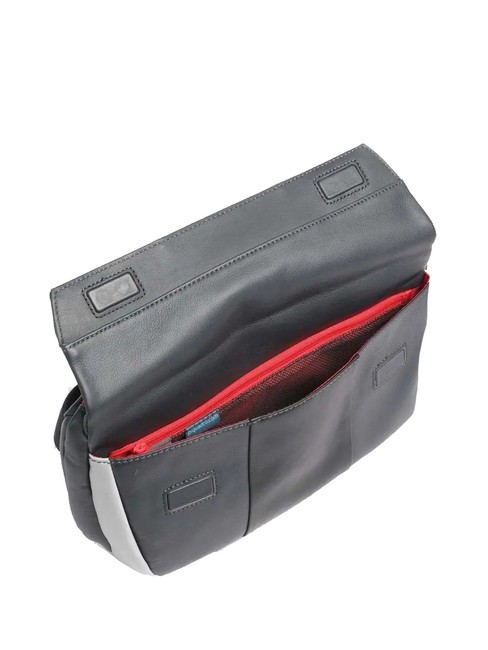 CAMPIONARIO -  URBAN Leather bum bag Grey - Hip pouches