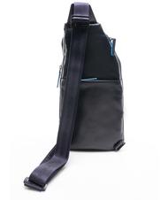 PIQUADRO CAMPIONARIO -  B2 REVAMP Leather shoulder bag for ipad blue - Laptop backpacks - 3