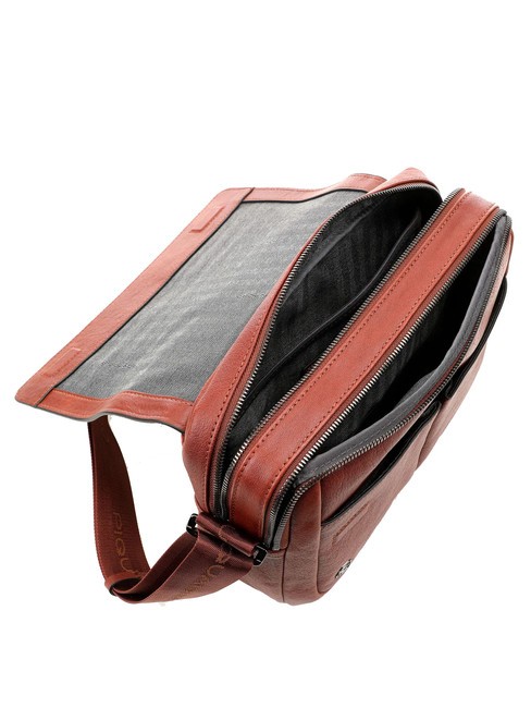 CAMPIONARIO - BLACK SQUARE Leather Messengers LEATHER - Work Briefcases