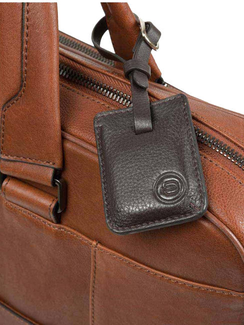 CAMPIONARIO - BLACK SQUARE BLACK SQUARE Laptop bag 15 " LEATHER - Work Briefcases