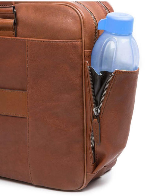 CAMPIONARIO - BLACK SQUARE BLACK SQUARE Laptop bag 15 " LEATHER - Work Briefcases