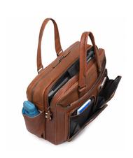 PIQUADRO CAMPIONARIO - BLACK SQUARE BLACK SQUARE Laptop bag 15 " LEATHER - Work Briefcases - 4