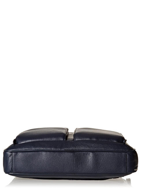 CAMPIONARIO - MODUS Leather briefcase for pc 14 " blue - Work Briefcases