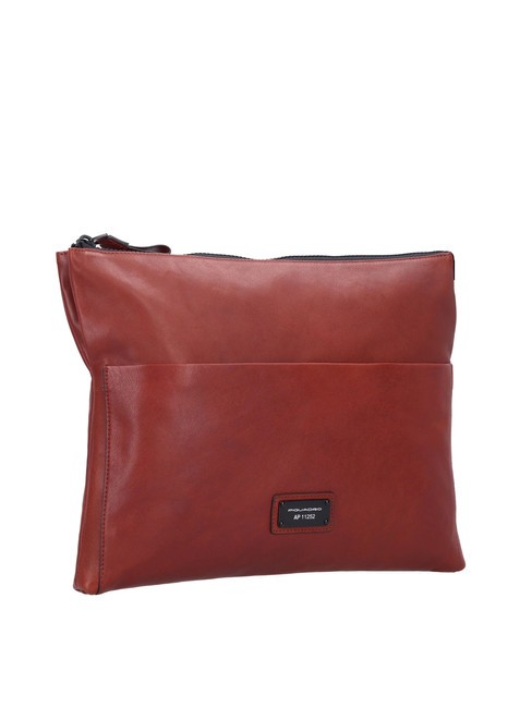 CAMPIONARIO - HARPER Flat leather clutch LEATHER - Tablet holder& Organizer
