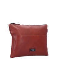 PIQUADRO CAMPIONARIO - HARPER Flat leather clutch - Tablet holder& Organizer