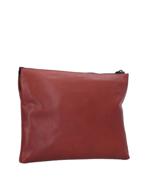 CAMPIONARIO - HARPER Flat leather clutch LEATHER - Tablet holder& Organizer