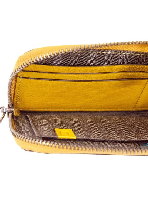 CAMPIONARIO - BLACK SQUARE Smartphone holder wallet Yellow - Tablet holder& Organizer