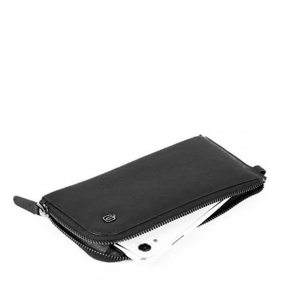 CAMPIONARIO - BLACK SQUARE Smartphone holder wallet Black - Tablet holder& Organizer