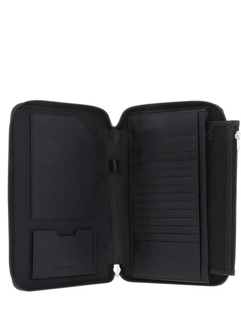 CAMPIONARIO - MODUS Document holder in leather Black - Tablet holder& Organizer
