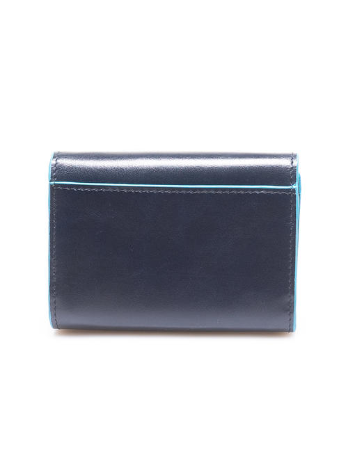 CAMPIONARIO - BLSQ Compact leather wallet blue - Men&rsquo;s Wallets