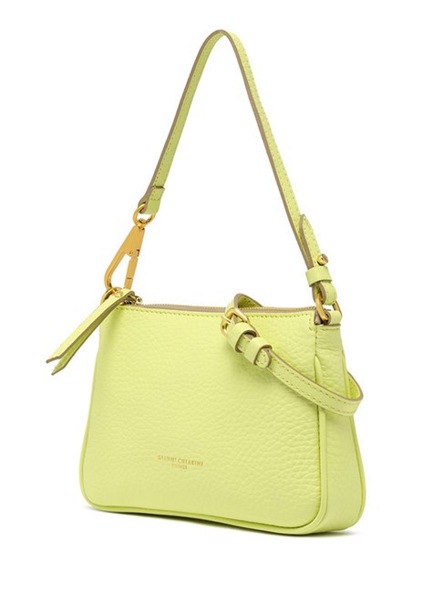 BROOKE Small leather shoulder bag sunny light - Women’s Bags