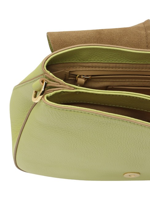 HELENA ROUND Leather bag with double shoulder strap unripe - Women&rsquo;s Bags