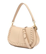 GIANNI CHIARINI HELENA ROUND Leather bag with flap cream - Women&rsquo;s Bags - 2
