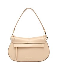 GIANNI CHIARINI HELENA ROUND Leather bag with flap cream - Women&rsquo;s Bags - 3