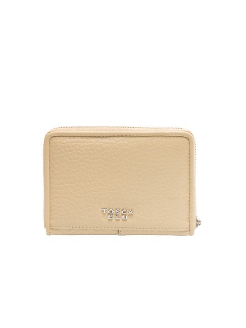 SIERRA Medium zip around leather wallet BEIGE - Women’s Wallets