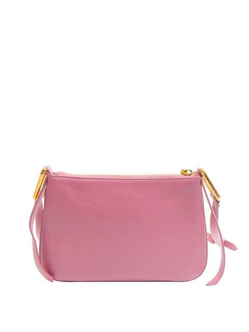 MAGIE Small leather shoulder bag pulp pink - Women’s Bags