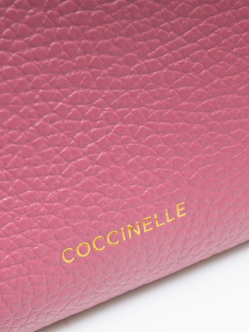 MAGIE Small leather shoulder bag pulp pink - Women’s Bags