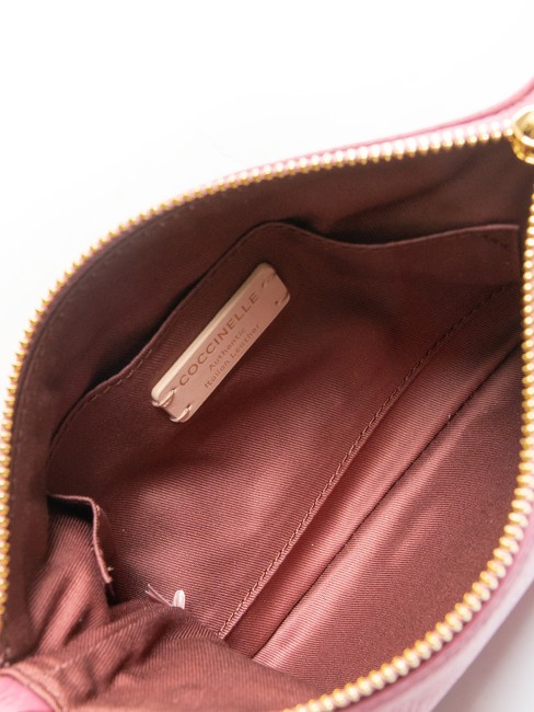 MAGIE Small leather shoulder bag pulp pink - Women’s Bags