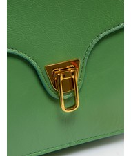 COCCINELLE BEAT ROCK Crackle leather flap bag peppermint - Women’s Bags - 3