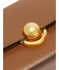 FURLA SFERA Leather shoulder bag with flap brandy - Women&rsquo;s Bags - 3