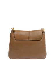 THE BRIDGE ELISABETTA Leather shoulder bag with flap oyster abb. gold - Women’s Bags - 4