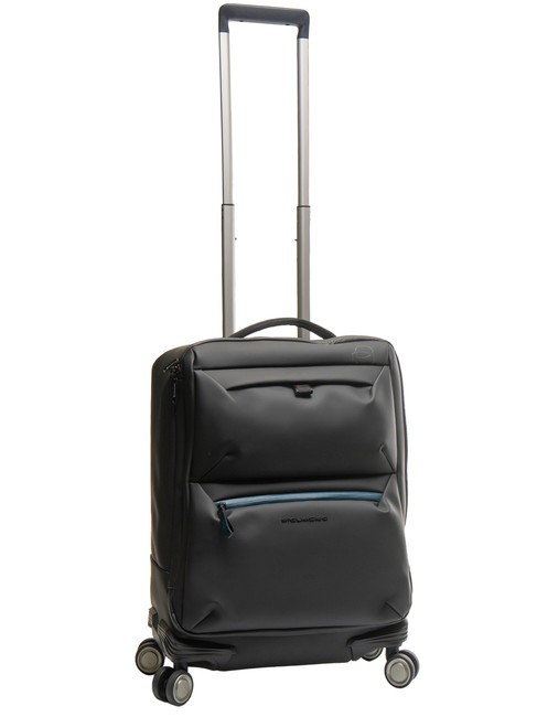 CORNER SPECIALE GOMMATO Water Resistant Hand Luggage Trolley Black - Hand luggage