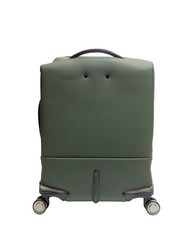 PIQUADRO CORNER SPECIALE GOMMATO Water Resistant Hand Luggage Trolley GREEN - Hand luggage - 4